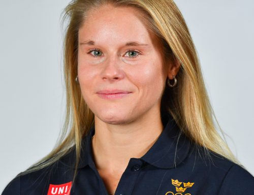 Efter fjärde operationen – Michaela Meijer har börjat hoppa stav igen.