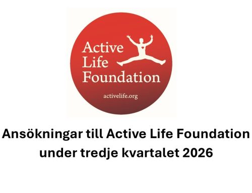 Ansökningar till Active Life Foundation under tredje kvartalet 2026